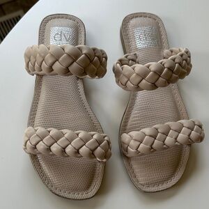 Dolce Vita  Beige Braided Sandals